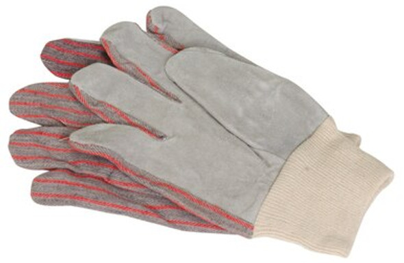 These leather-palm gloves are made to resist hot temperatures. They are flexible and easy to work with.