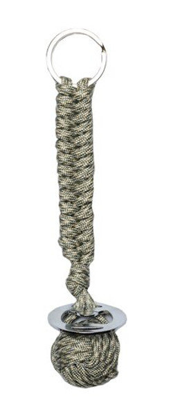Be prepared wherever you go with the Guardian Cord Paracord Keychain. Our Guardian Cord Paracord Keychain is made of 8 Feet of 550lb-rated paracord, is great for everyday use! This Keychain includes the following: the cord is wrapped around a heavy steel ball that can be used for self-defense, 8 Feet of copper wire built into the cord, 8 Feet of fishing line built into the cord, 8 Feet of tinder built into the cord, and bottle opener. Be prepared wherever you go with the Guardian Cord Paracord Keychain. Our Guardian Cord Paracord Keychain is made of 8 Feet of 550lb-rated paracord, is great for everyday use! This Keychain includes the following: the cord is wrapped around a heavy steel ball that can be used for self-defense, 8 Feet of copper wire built into the cord, 8 Feet of fishing line built into the cord, 8 Feet of tinder built into the cord, and bottle opener.