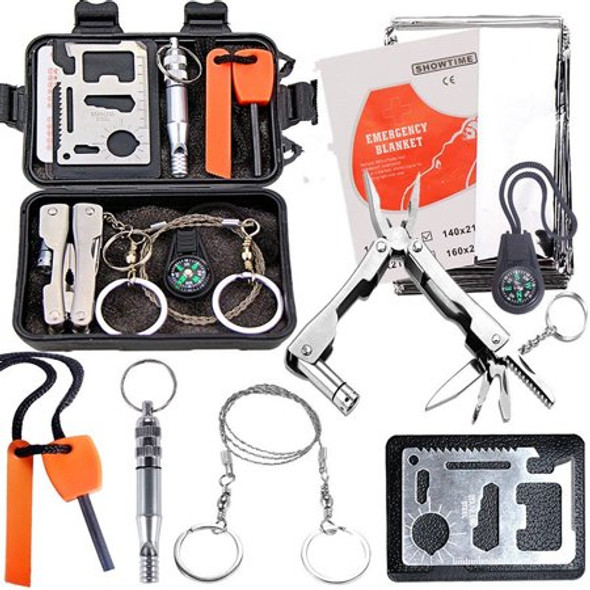 This 7 in 1 SOS Emergency Kit is light weight, compact, both waterproof and shockproof! Compact and portable , a must have to carry around to be prepared for any given situation.