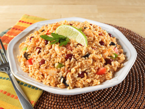 If you're a fan of Mexican style food, you'll want to get your hands on this. We let rice, chicken, pinto beans, and veggies simmer in an adobo sauce, then added lime to kick up the flavor. Perfect dinner for the fam or addition to your emergency food supply.