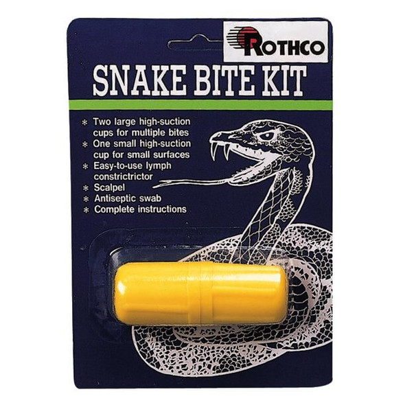 The Rothco Snake Bite Kit is an essential part of your emergency preparedness. It has everything you need for in-the-field snake bite treatment