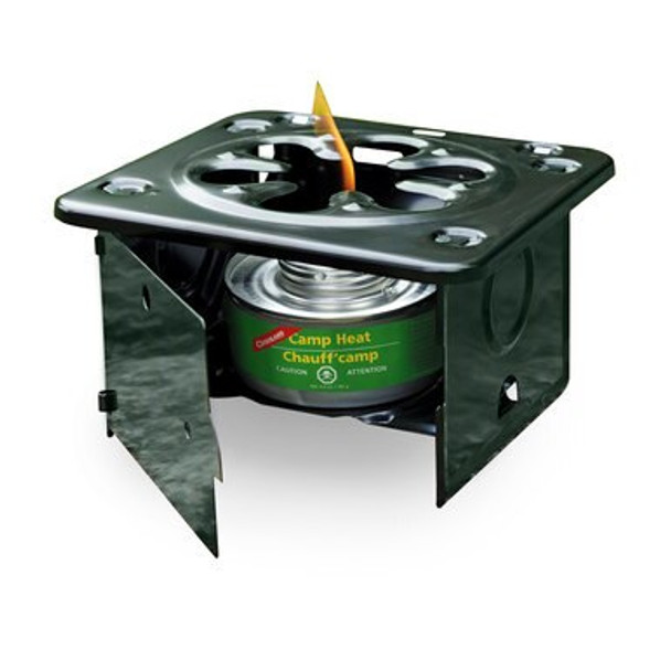 This Coghlan's Folding Stove is ideal when it comes to your outdoor activities. This folding stove is compact, light wight and easy to travel with or even for emergencies. Coated in steel construction that is strong enough to hold a heavy pot, has a front door and side to protect flame from wind.