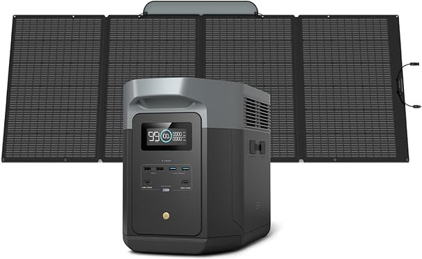 EcoFlow DELTA 2 Max + 400W Portable Solar Panel