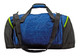 24" Carry On Travel Duffel Bag - Grey and Blue