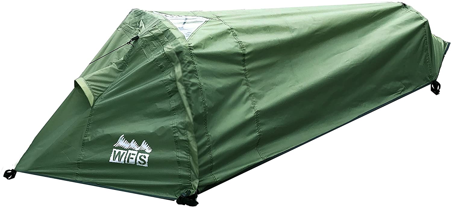 1-Person Bivy Camping Tent with Rain Fly