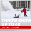 Toro 60V MAX 21" Power Clear e21 Single-Stage Snow Blower - 7.5Ah Battery Included