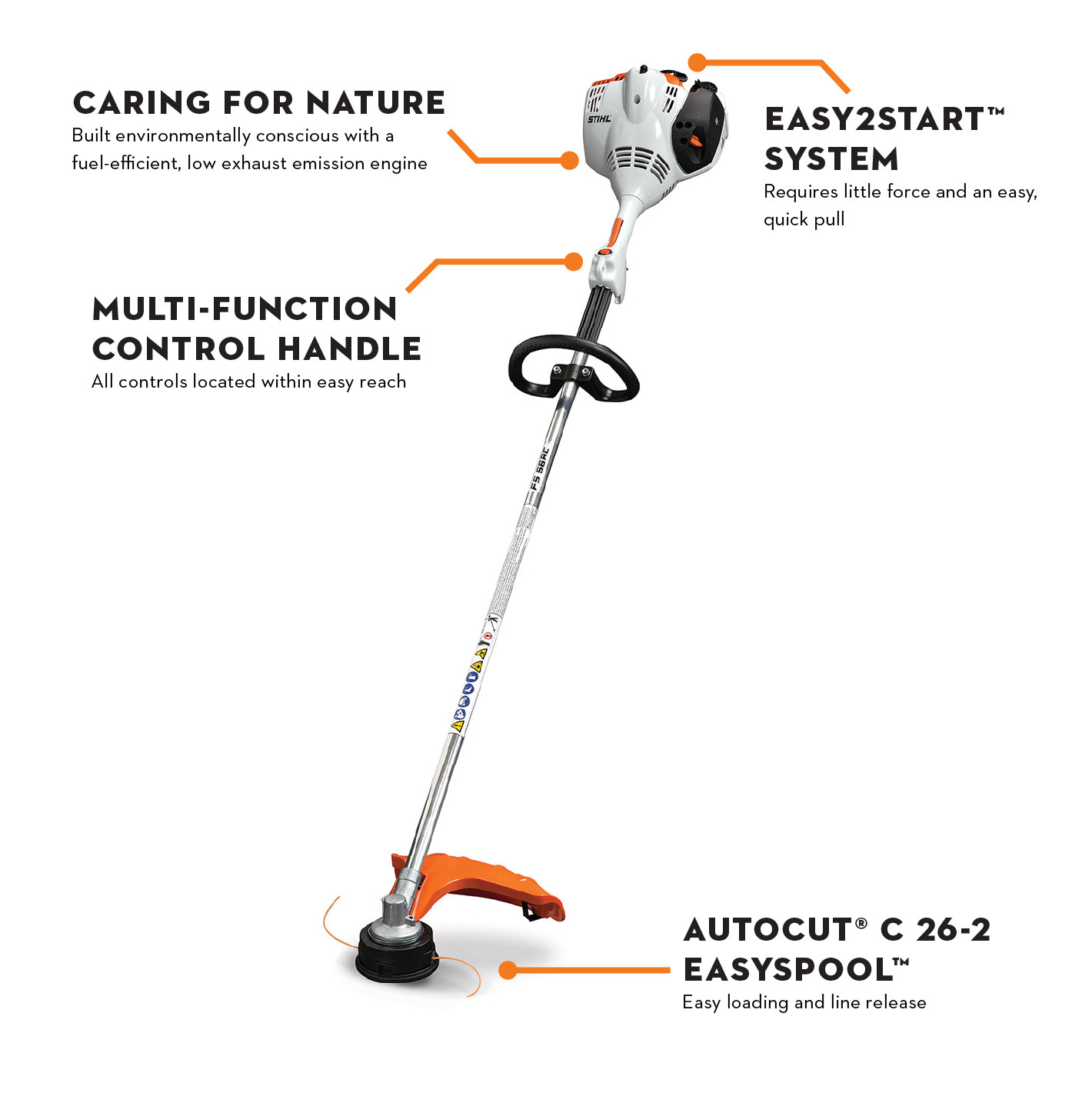 Stihl FS56RC-E Straight Shaft Weed Trimmer - Valley Power