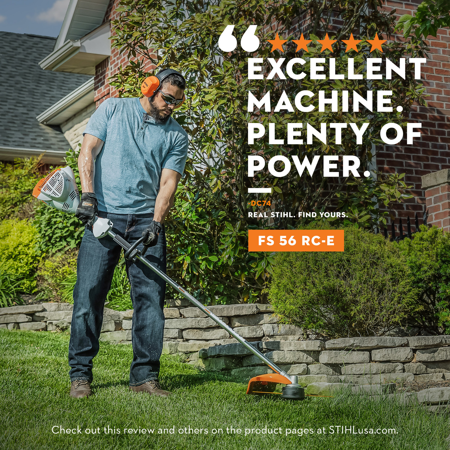 Stihl FS56RC-E Straight Shaft Weed Trimmer - Valley Power