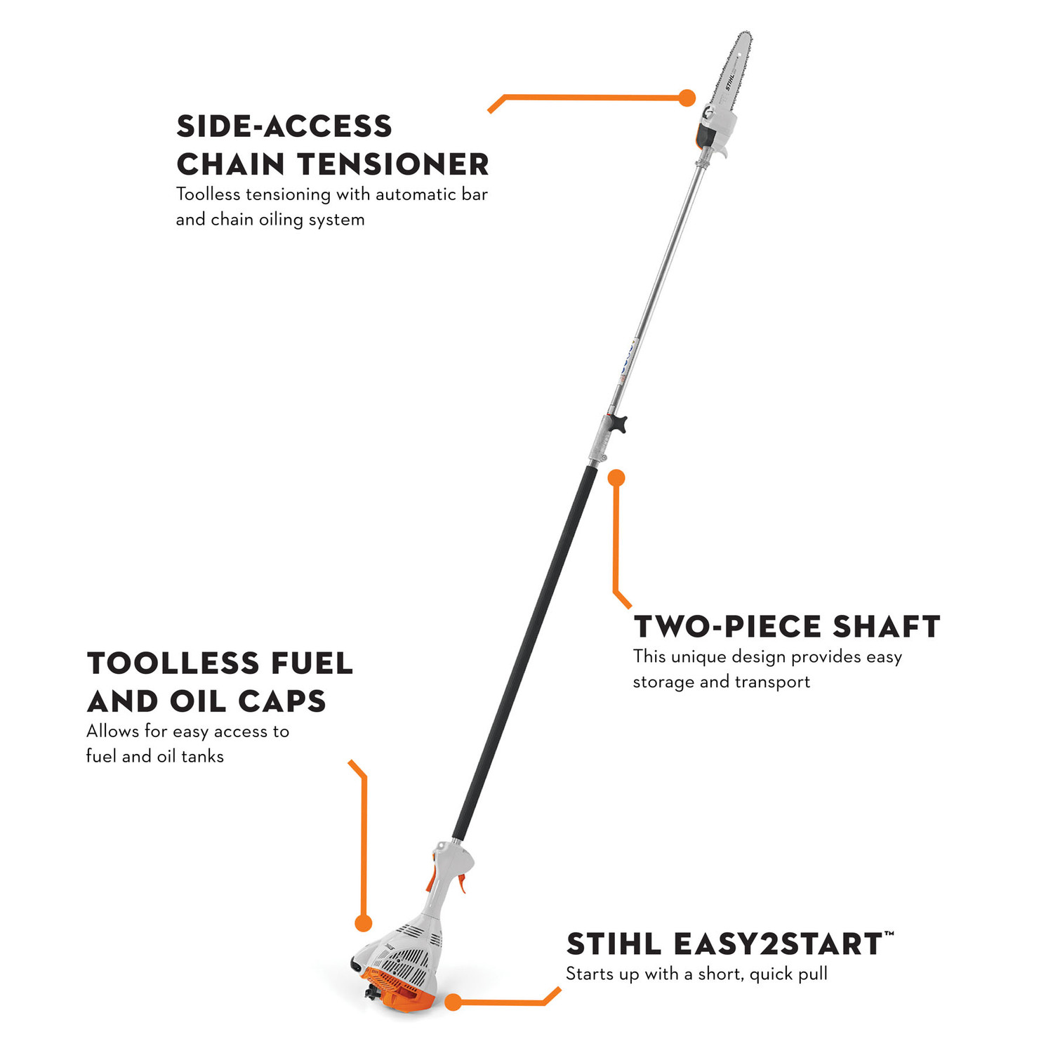 Stihl HT56C-E Pole Pruner - 10