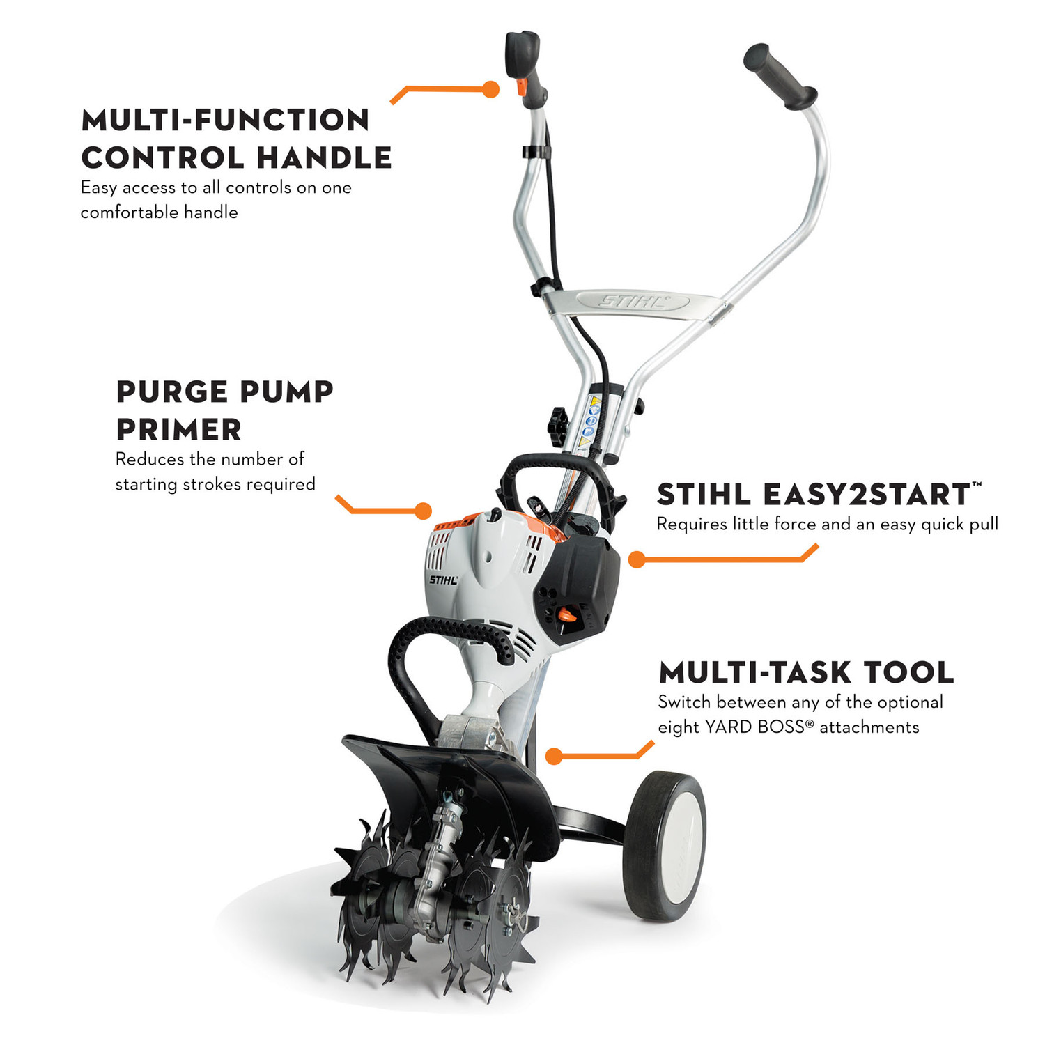 Stihl MM56C-E STIHL YARD BOSS Tiller - Valley Power Equipment