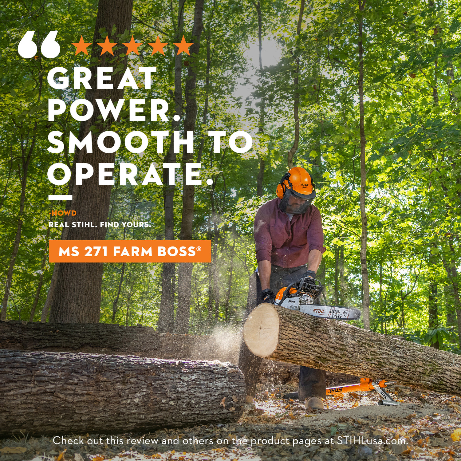 Stihl MS271 FARM BOSS Chainsaw - Valley Power Equipment & Rental Inc.