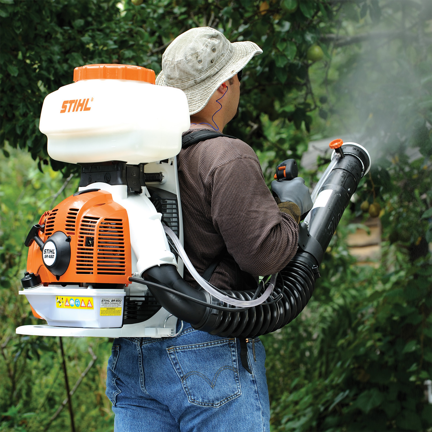 Stihl SR450 Backpack Sprayer - Liquid or Granule - Valley Power