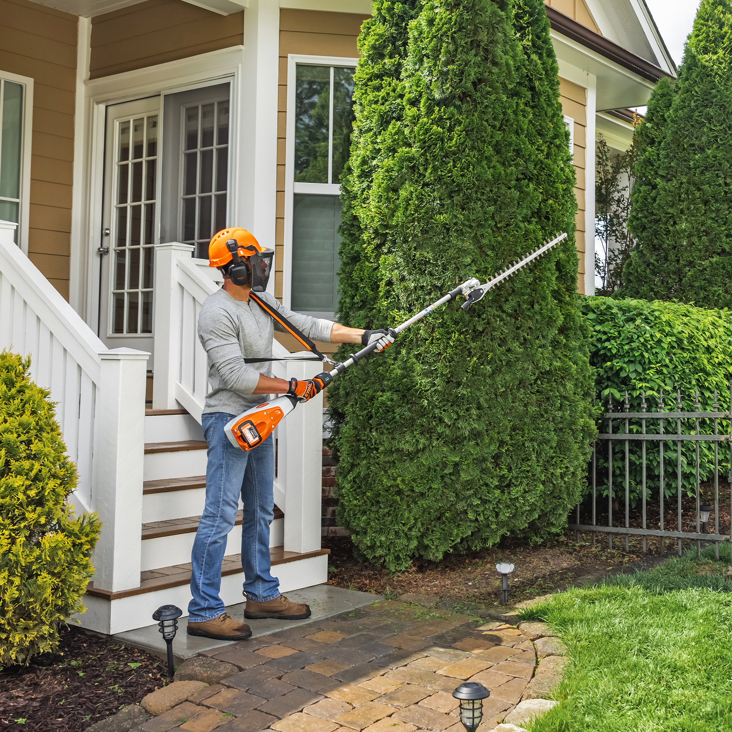 Stihl HLA135K 145° Lithium Ion Extended Reach Hedge Trimmer