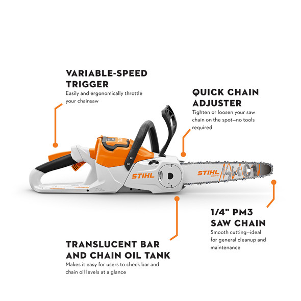 Stihl MSA70C-B Lithium Ion Chainsaw