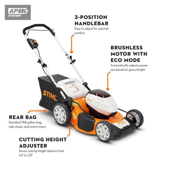 Stihl RMA510 21" Lithium Ion Push Mower Stihl RMA510 21" Lithium Ion Push Mower