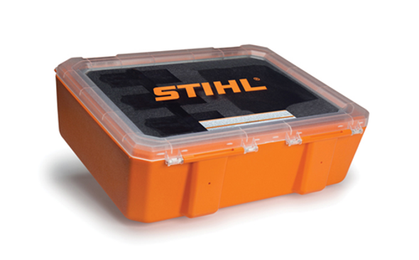 Stihl Battery/Charger Carrying Case - Case with insert holds (6) AK batteries Stihl Battery/Charger Carrying Case - Case with insert holds (6) AK batteries