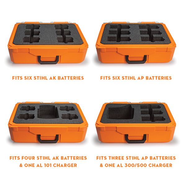 Stihl Battery Case Inserts - INSERT ONLY for Six AP Batteries Stihl Battery Case Inserts - INSERT ONLY for Six AP Batteries
