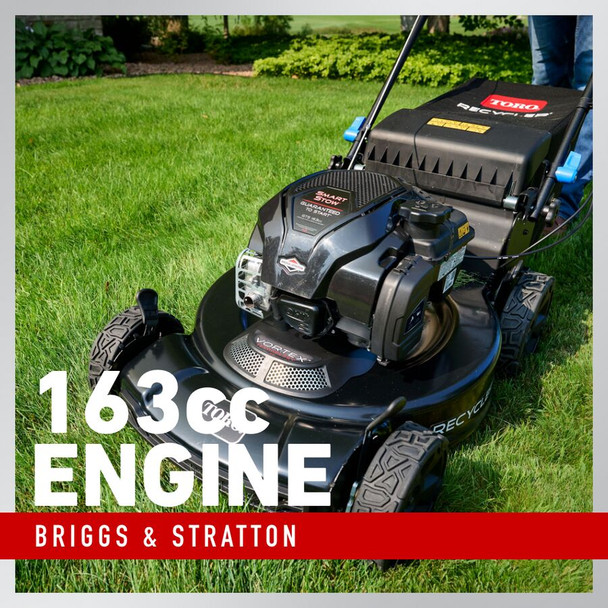 Toro 22" Recycler Max w/ Personal Pace SmartStow & Spin-Stop Gas Lawn Mower
