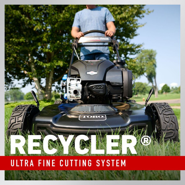 Toro 22" Recycler Max w/ Personal Pace SmartStow & Spin-Stop Gas Lawn Mower