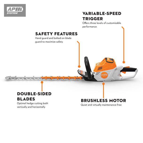 Stihl HSA100 Lithium Ion Hedge Trimmer