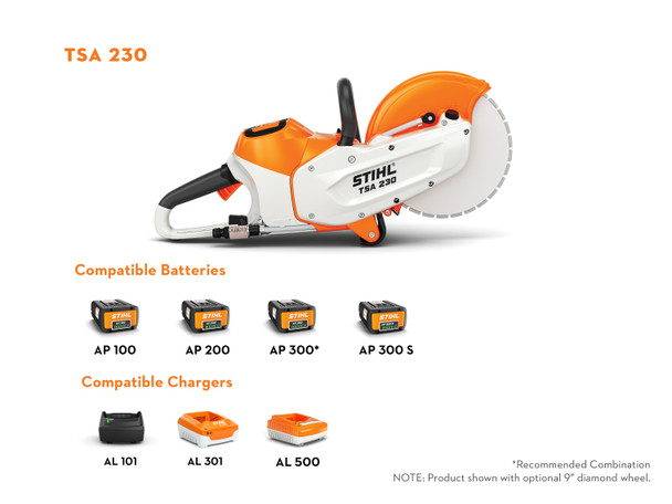 Stihl TSA230 Lithium Ion 9" CutQuik