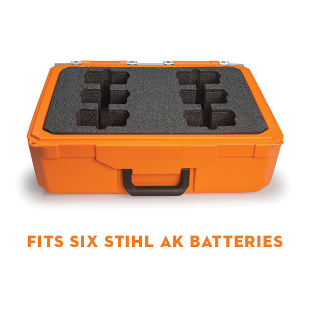 Stihl Battery/Charger Carrying Case - Case with insert holds (1) AL 300 or AL 500 charger & (3) AP batteries