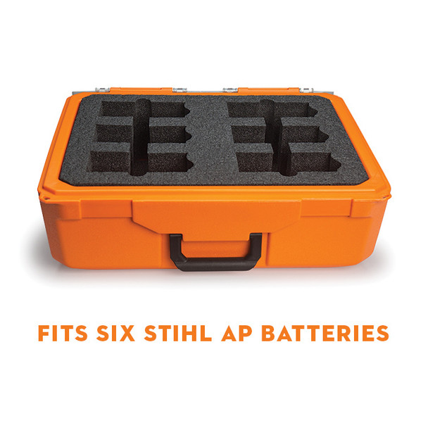 Stihl Battery Case Inserts - INSERT ONLY for One - AL 300 or AL 500 Charger. Three AP Batteries