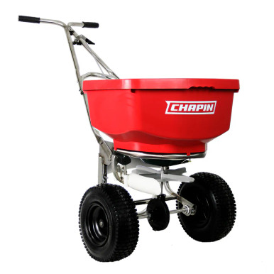 Chapin 80 Pound Landscape Broadcast Turf Spreader w/ Side Baffles