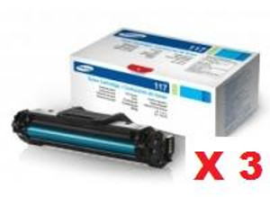 Genuine Samsung MLT-D117S Toner / Drum Cartridge [2.5K] 3pack