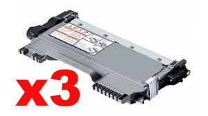 Compatible Brother TN2250 Toner Cartridge [2.6K] High Yield 3pack