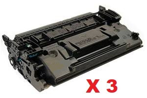 Compatible HP CF226X (26X) High Yield Toner Cartridge [9K] x 3pack