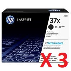 Genuine HP CF237X (37X) Toner Cartridge [25k] x3pack