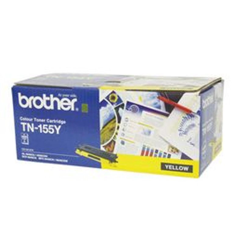 Genuine Brother TN155Y Yellow Toner Cartridge High Yield [4k]