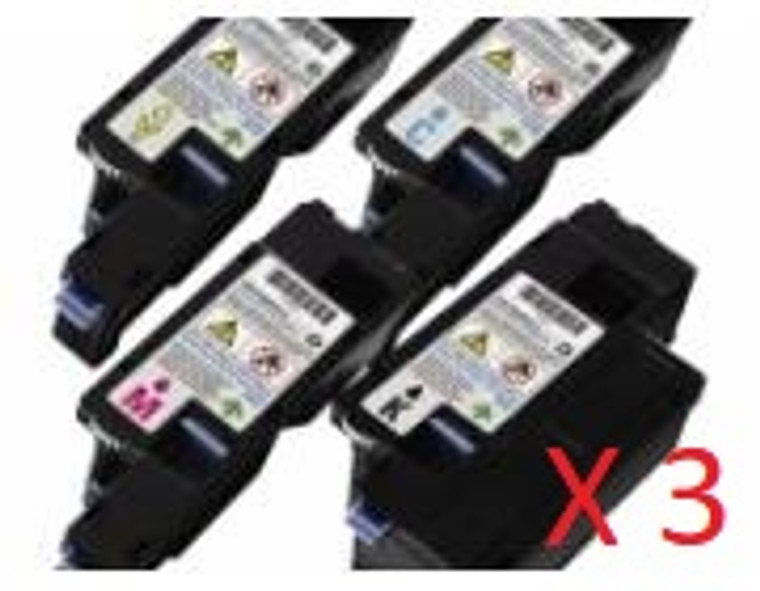 Compatible Xerox CP105 CP205 CM205 Set of 4 Colour Toner Cartridges x 3 Pack Bundles