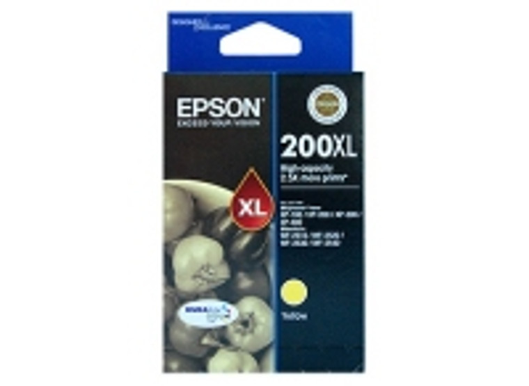 Genuine Epson 200XL Yellow High Yield Ink Cartridge - [450Pages]