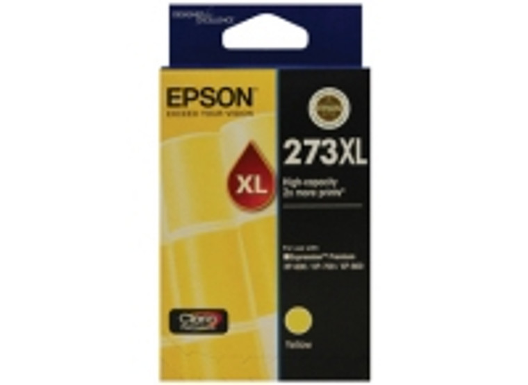 Genuine Epson 273XL Yellow High Yield Ink Cartridge - [650Pages]