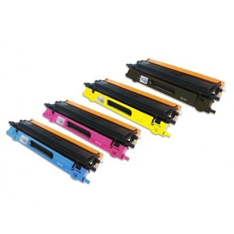 Compatible Brother 4 Colour Cartridges TN-155BK/C/M/Y Value Pack, High Yield