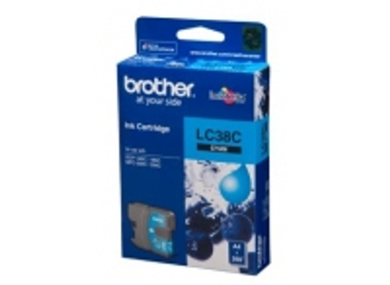 Genuine Brother LC38 Cyan Ink Cartridge [260Pages]