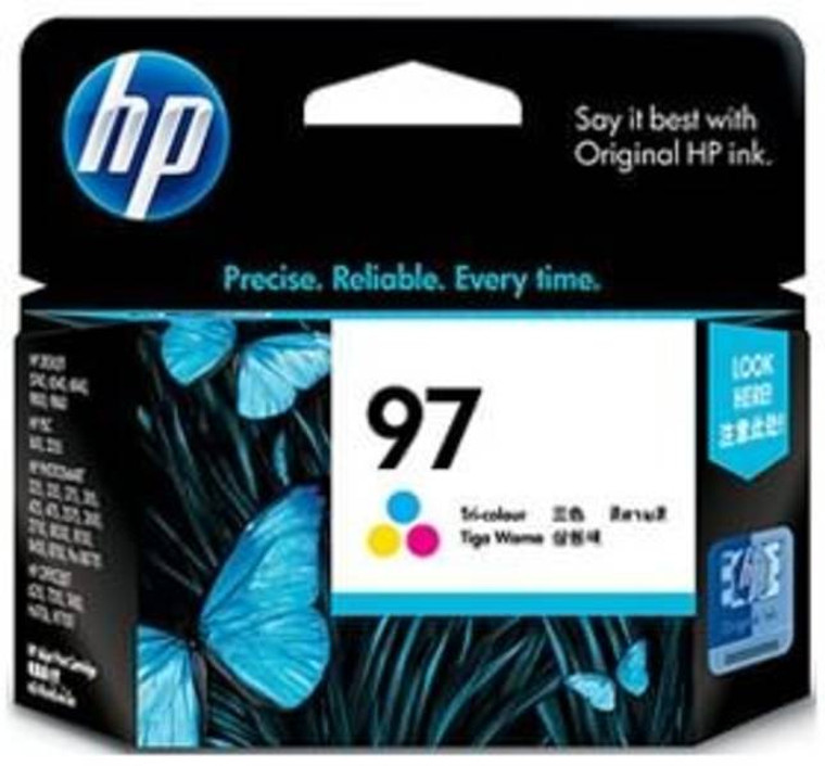 Genuine HP Ink Cartridge Tri-Colour No.97, 14ml