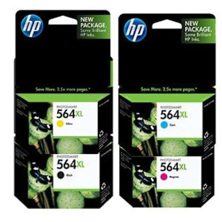 Genuine HP 564XL   Set of 4 Colour Cartridges (Extra Large Capacity)