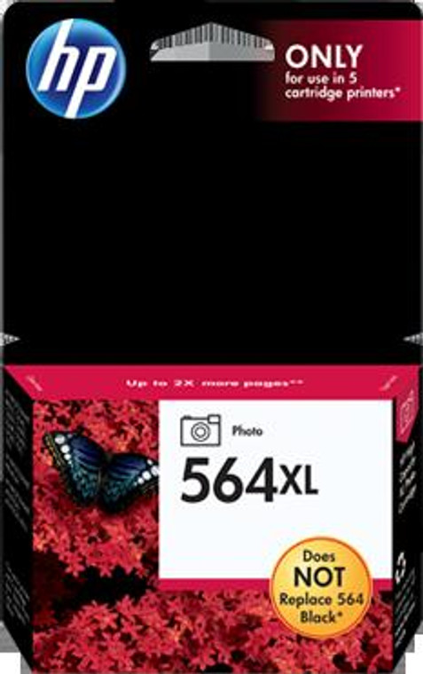 Genuine HP 564XL Photo Black Cartridges (Extra Large Capacity)
