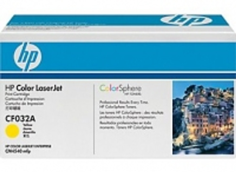 Genuine HP CF032A Yellow Toner Cartridge [18k]