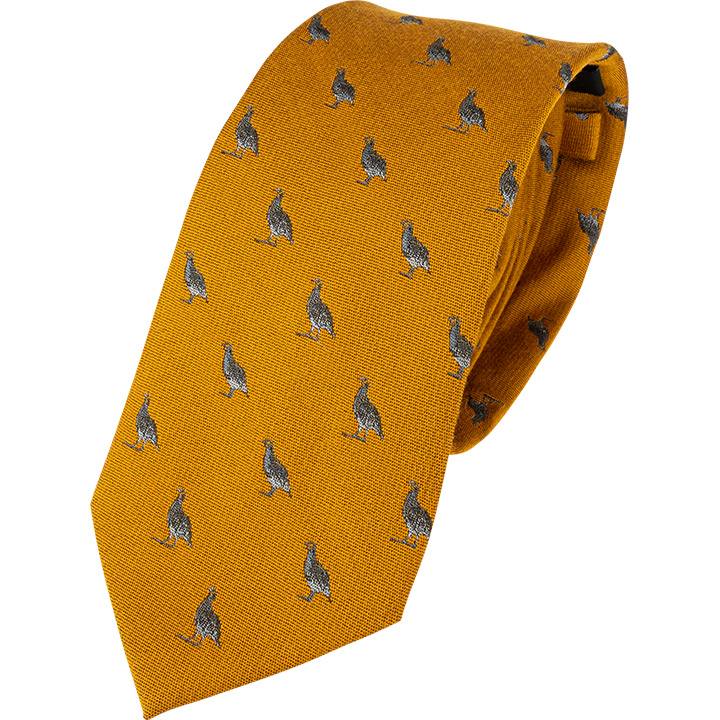 yellow shooting tie