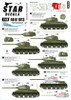 T-34-85 Red Army. Soviet T-34-85 tanks 1944-45.