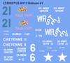 US M113 Vietnam Decals #1