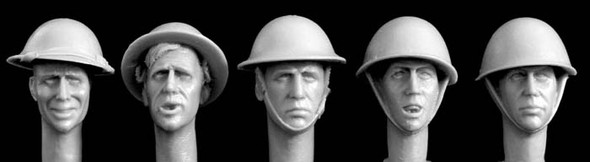 British steel helmets