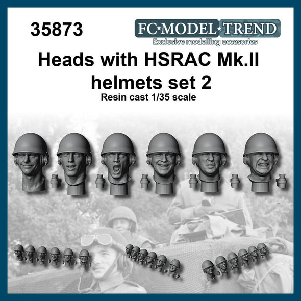 Heads with helmet HSRAC MK.III, set 2