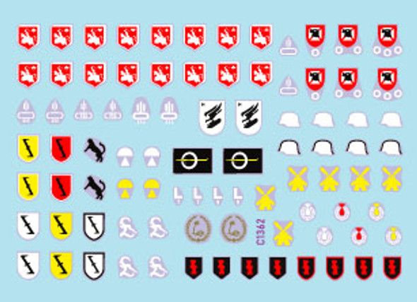 StuG-Abt # 4. Generic insignia and unit markings for the Sturmgeschütz units.