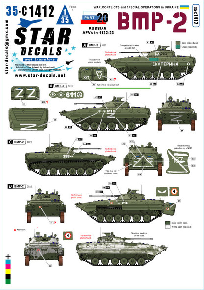 War in Ukraine # 20. Russian BMP-2 in 2022-23.