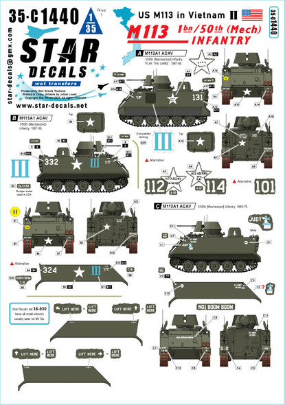 Decals - Star Decals - Vietnam 1946-1975 - Firestorm Models